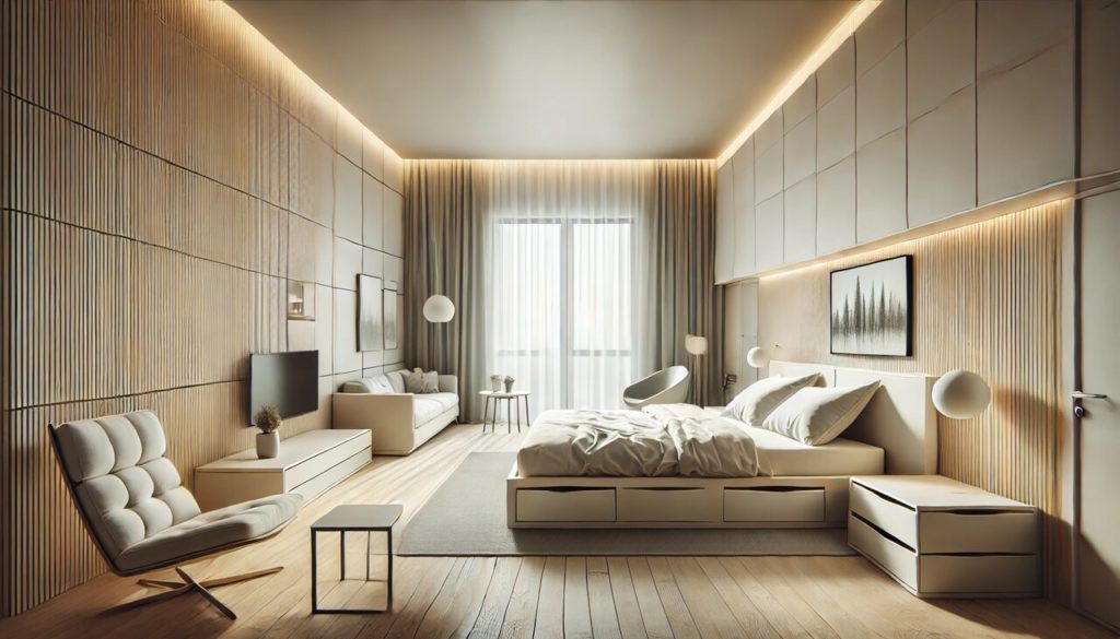 10 Geniale Platzsparlösungen für Möbel in kleinen Hotelzimmern