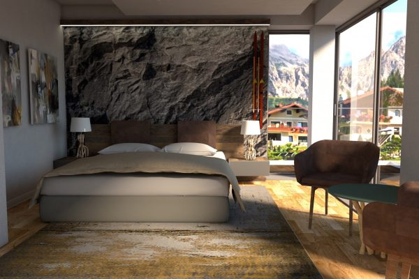 Hotelzimmer 'Alpen' LDM